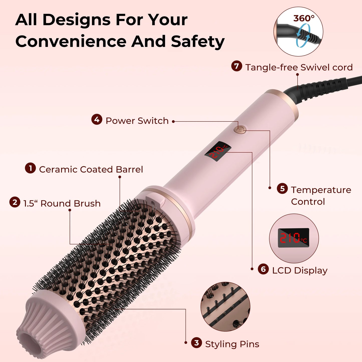 Ceramic Heated Styling Brush™